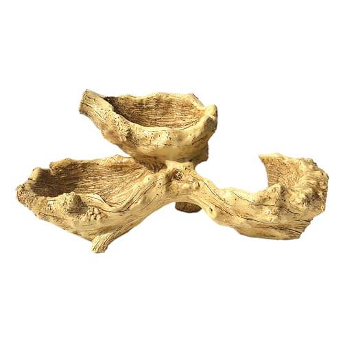 Garten Vintage Holz Look Blumentöpfe Imitation Pflanzer Verbesserung Der Schönheit Der Pflanze Für Sukkulenten Die Natürliche Ästhetische Nachahmung Stümpfe Verbessern von FOLODA