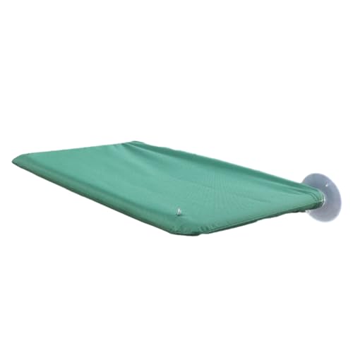 FOLODA Haustier Hängematte Hangbett Mit Saugnäpfeln Tassen Feste Farbe Waschbar Schlafenbett Katze Hanges Nest Atmungsfreie Waschkatze Katze Fensterbett Barch Barsch von FOLODA