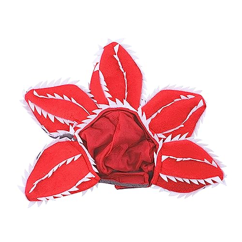 FOLODA Haustierhut Niedliche Demogorgon Cosplay Requisics Accessoires Kopfbedeckung Soft Kätzchen Cap Halloween Rollenspiel von FOLODA