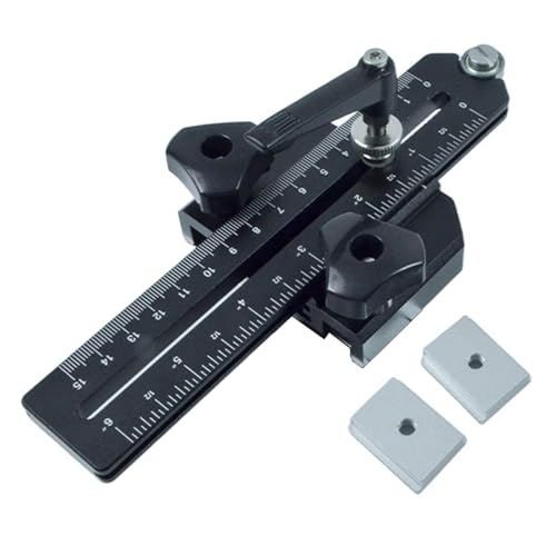 Mehrzweck Aluminium Dünnstreifen Jigs T Slot Guide Mit Metrischen Imperials Erhöht Die Stabilität Für Woodcraft Task Precisionstabellen Mit T Bolt von FOLODA