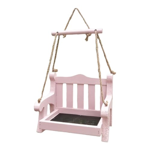 Modeholzhänge Haustier Feeder Outdoor Holz Vogelfutterhäuse Automatische Haustier Fütterung Für Komfortable Fütterungserlebnis Vogelstuhl von FOLODA