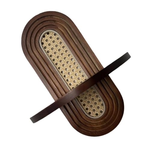 Modernes Rattan Schwimmendes Mit Hölzernem Gewölbten Design Für Wanddekore Innenpflanzen Fotos Display Stand Home Dekoration Mehrzweckbogen Wanddekore von FOLODA