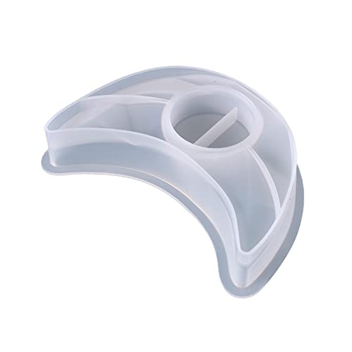 Mondform Kerzenhalter Formen Für Harz Epoxid Handwerksform Für Candlestick Schmucktablett Hochzeit Home Tisch Dekoration Kerzenhalter Formen Harzwerk von FOLODA