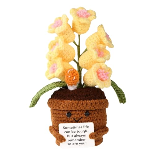 Positive Blumenhäkeln Gestrickt Flower Home Office Schreibtisch Dekoration Geschenk Für Freundeskollegen Und Familien Positive Häkierte Blumen Emotionale Unterstützung Häkelpflanze Für Büro Positive Blumenhäkeln Gestrickt Flower Home Office Schreibtisch Dekoration Geschenk Für Freundeskollegen Und Familien Positive Häkierte Blumen Emotionale Unterstützung Häkelpflanze Für Büro von FOLODA