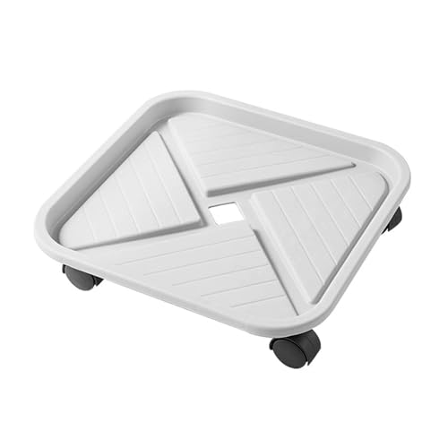 Runde/quadratische Pflanzenständer Mit Rädern Für Innen Freien Große Rollende Pflanzer Blumentöpfe Round Tablett Drehschale Drehschale von FOLODA