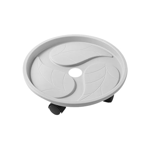 Runde/quadratische Pflanzenständer Mit Rädern Für Innen Freien Große Rollende Pflanzer Blumentöpfe Round Tablett Drehschale Drehschale von FOLODA