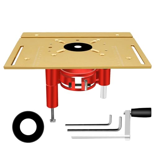 Verbesserte Router Liftsysteme Für 2 51-2 56 Zoll/63 8-65 Mm Durchmessermotoren Mit Aluminiumlegierplatte Und Zubehör Präzise Routertabelle Verbesserte Router Liftsysteme Für 2 51-2 56 Zoll/63 8-65 Mm Durchmessermotoren Mit Aluminiumlegierplatte Und Zubehör Präzise Routertabelle von FOLODA