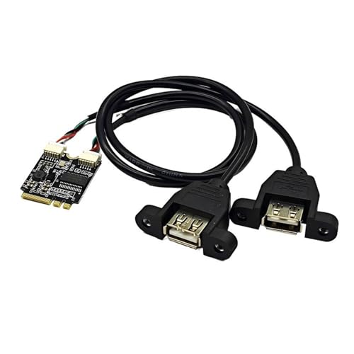 WiFi EIN Adapter Für 2230 Bis Doppel USB2.0 Expansion Card 480 Mbit/S Hocheffizienter WLAN Adapter von FOLODA
