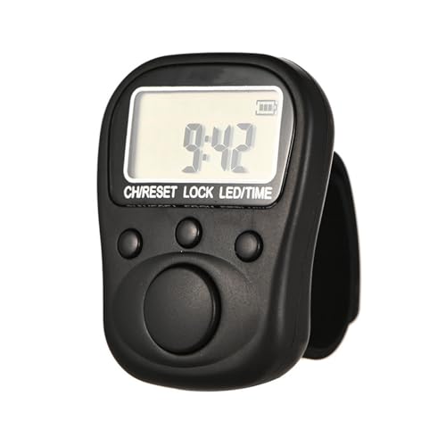 Wiederaufladbare 6 Stellige LCD Manualzähler Mit 7 Kanal Multiple Task Management Und Einstellbaren Silikonringen Für Den Fitnessverfolgung Ergonomischen Fingerabgener Wiederaufladbare 6 Stellige LCD Manualzähler Mit 7 Kanal Multiple Task Management Und Einstellbaren Silikonringen Für Den Fitnessverfolgung Ergonomischen Fingerabgener von FOLODA