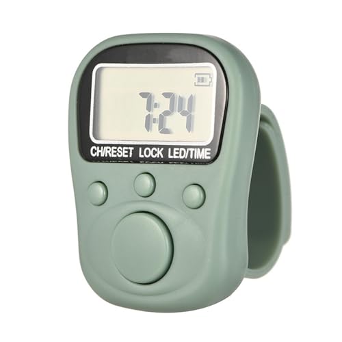 Wiederaufladbare 6 Stellige LCD Manualzähler Mit 7 Kanal Multiple Task Management Und Einstellbaren Silikonringen Für Den Fitnessverfolgung Ergonomischen Fingerabgener Wiederaufladbare 6 Stellige LCD Manualzähler Mit 7 Kanal Multiple Task Management Und Einstellbaren Silikonringen Für Den Fitnessverfolgung Ergonomischen Fingerabgener von FOLODA