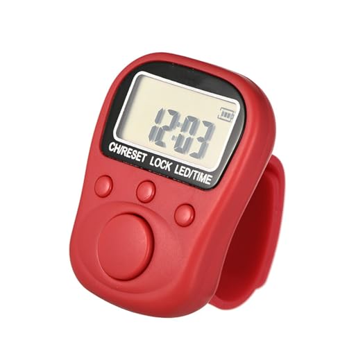 Wiederaufladbare 6 Stellige LCD Manualzähler Mit 7 Kanal Multiple Task Management Und Einstellbaren Silikonringen Für Den Fitnessverfolgung Ergonomischen Fingerabgener Wiederaufladbare 6 Stellige LCD Manualzähler Mit 7 Kanal Multiple Task Management Und Einstellbaren Silikonringen Für Den Fitnessverfolgung Ergonomischen Fingerabgener von FOLODA