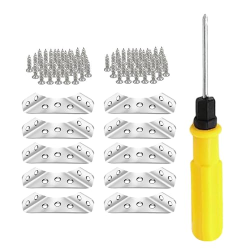 Zuverlässige Möbel Eckverbinder Starke Metallstützen Möbelanschluss Set Long Service Bracket Joint Connector von FOLODA