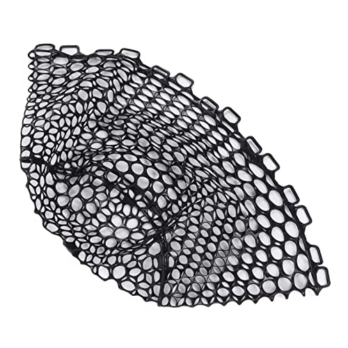 Angelnetztasche, weiches, leichtes, vertieftes schwarzes Fliegenfischer-Ersatznetz für die Pflege von FOLOSAFENAR