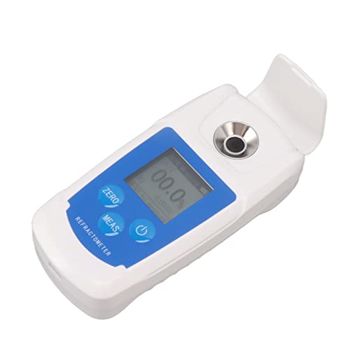 Brix Tester , 0‑55% Brix Refraktometer Schnelle Messgeschwindigkeit zur Zuckergehaltsmessung für Saft für Getränke Brix Tester , 0‑55% Brix Refraktometer Schnelle Messgeschwindigkeit zur Zuckergehaltsmessung für Saft für Getränke von FOLOSAFENAR