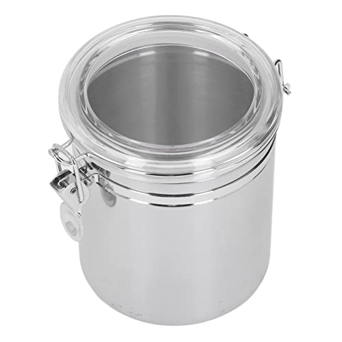 Edelstahl versiegelte Dose, geruchsdichter luftdichter Lebensmittelbehälter aus Edelstahl, praktisch für Gewürze für Pulver(Große 1600ml) von FOLOSAFENAR