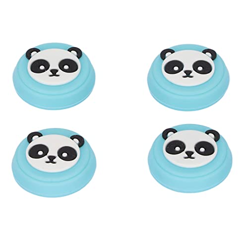 FOLOSAFENAR Silikon-Daumengriffkappen, Mehrzweck-Daumengriff mit Panda-Thema, hohe Genauigkeit für Xbox-Controller(Blau) von FOLOSAFENAR