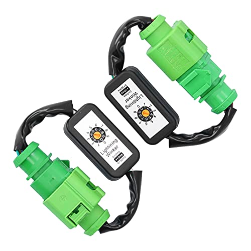LED Rücklichter Dynamischer Blinkeradapter, Blinkerlichtmodul PBT und FEPS Mehrstufige Anpassung für C7 2012 2018 zur Verbesserung des Aussehens von FOLOSAFENAR