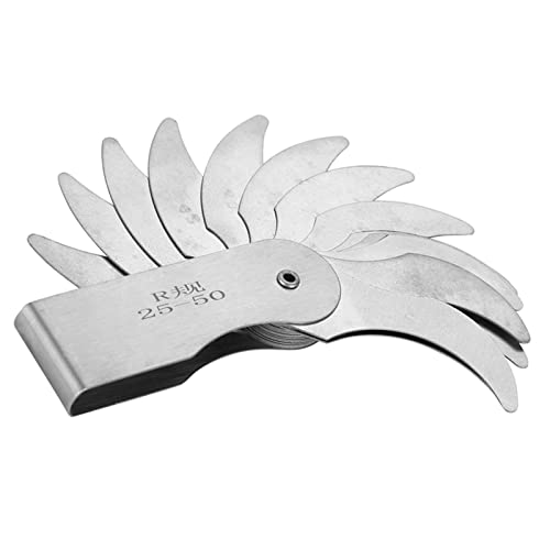 Passlehre , Radiuslehren Set , Offensichtlich Nützlich Zum Messen des Radius eines Objekts (R25 50MM) von FOLOSAFENAR