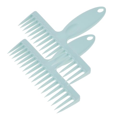 FOMIYES 1 Satz Besenreinigung Handheld Haarkamm Zur Haarentfernung Von Teppichen Und Besen Tragbares Reinigungswerkzeug Für Mühelose Von Haaren 2 Stück von FOMIYES