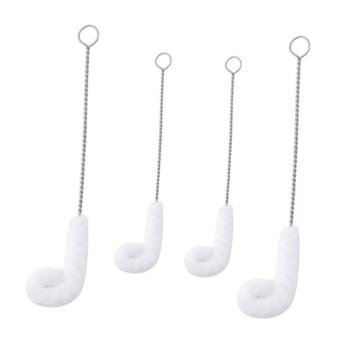 FOMIYES 1 Satz Flexible Reinigungsbürsten Für Flaschen Und Gläser Für Milchflaschen Und Weingläser Müheloses Reinigen Schwer Erreichbarer Stellen 4 Stück von FOMIYES