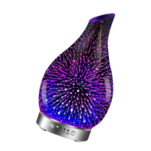 FOMIYES 1 Stück Aromatherapie Luftbefeuchter Bürobefeuchter 3D-Glas-aromatherapie-diffusor Luftbefeuchter Nachtlicht Elektrischer Luftverteiler Diffusor Für Ätherische Öle FOMIYES 1 Stück Aromatherapie Luftbefeuchter Bürobefeuchter 3D-Glas-aromatherapie-diffusor Luftbefeuchter Nachtlicht Elektrischer Luftverteiler Diffusor Für Ätherische Öle von FOMIYES