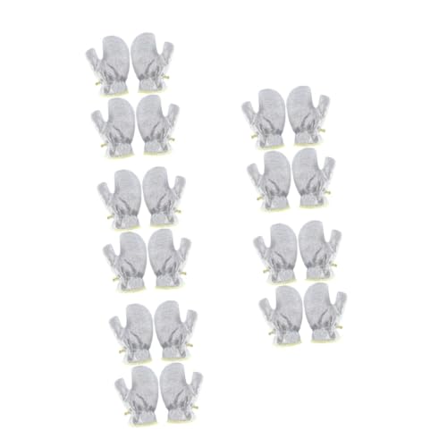 FOMIYES 10 Paare Wasserdichte Reinigungshandschuhe Stahlwolle Spülhandschuhe Kratzfreie Küchenlappen Ergonomisch Haushaltshandschuhe Für Geschirr Töpfe Theken von FOMIYES