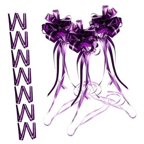 FOMIYES 10 Stück Große Schleifen zum Ziehen Dekorative Geschenkschleifen in Lila Schnell zu Öffnen für Hochzeit Party Geschenkverpackung und Auto Dekoration FOMIYES 10 Stück Große Schleifen zum Ziehen Dekorative Geschenkschleifen in Lila Schnell zu Öffnen für Hochzeit Party Geschenkverpackung und Auto Dekoration von FOMIYES