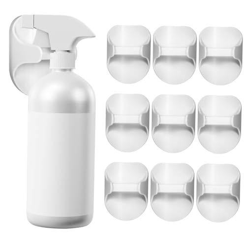 FOMIYES 10 Stück Teiliges Sprühflaschenhalter aus Weißem Abs Selbstklebend Wandmontierbar kein Bohren Nötig Praktische Aufbewahrungslösung für Haushalt und Werkstatt FOMIYES 10 Stück Teiliges Sprühflaschenhalter aus Weißem Abs Selbstklebend Wandmontierbar kein Bohren Nötig Praktische Aufbewahrungslösung für Haushalt und Werkstatt von FOMIYES