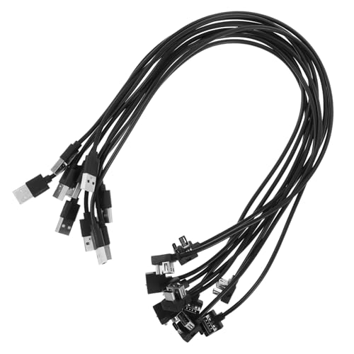 FOMIYES 10 Stück Teiliges USB Ladekabel mit Dual USB Ausgängen Verlängerungskabel für Rucksack und Reisekoffer Vielseitiges Ladezubehör für Smartphones Tablets und Laptops Beim Outdoor und von FOMIYES