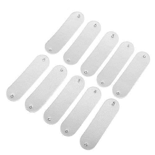 FOMIYES 100 Stück PU Etiketten für Kleidung mit Zwei Löchern DIY Handgemachte Kleidungslabels für Taschen Hüte und Kinderbekleidung FOMIYES 100 Stück PU Etiketten für Kleidung mit Zwei Löchern DIY Handgemachte Kleidungslabels für Taschen Hüte und Kinderbekleidung von FOMIYES