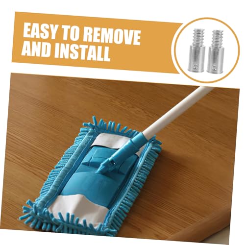 FOMIYES 2 Stück Aluminiumlegierung Besenstieladapter Gewindespitze Rostfrei Langlebig Schnell Montierbar Einsetzbar für Besenstiele Teleskopstangen und Outdoor stiele FOMIYES 2 Stück Aluminiumlegierung Besenstieladapter Gewindespitze Rostfrei Langlebig Schnell Montierbar Einsetzbar für Besenstiele Teleskopstangen und Outdoor stiele von FOMIYES