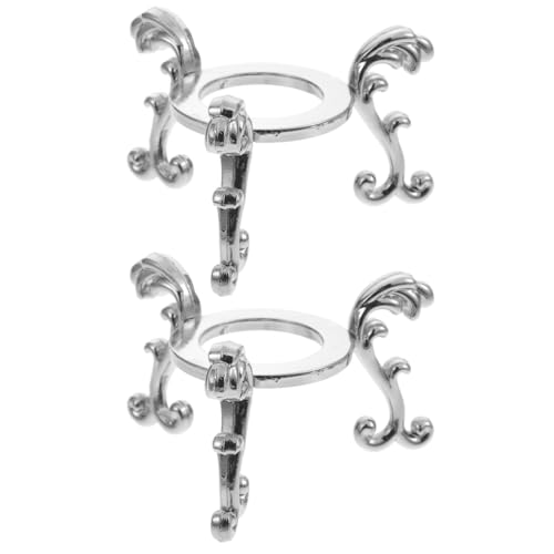 FOMIYES 2 Stück Kristallkugelständer Edelsteinkugel Halter Metall Desktop Kristalle Glas Display Basis für Kristall Kugel Stein FOMIYES 2 Stück Kristallkugelständer Edelsteinkugel Halter Metall Desktop Kristalle Glas Display Basis für Kristall Kugel Stein von FOMIYES