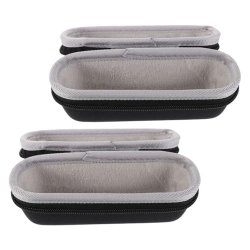 FOMIYES 2 Stück Teiliges EVA Thermometer Aufbewahrungsset Kompatibel mit Ohr Stirnthermometern Stoßfeste Harte Schutztasche für Reise Zuhause Büro und Schule Kompakt und Leicht Tragbar von FOMIYES