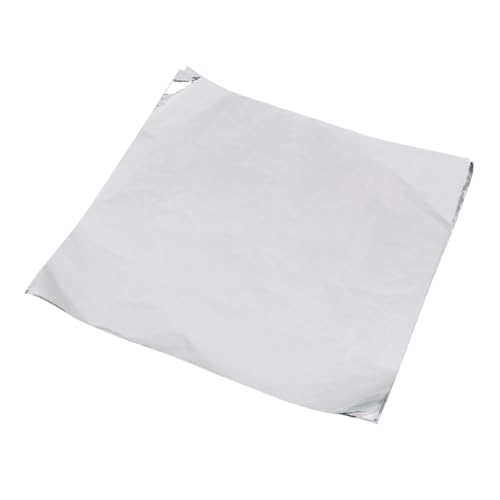 FOMIYES 200 Stück Lebensmittelechte Aluminiumfolie Silber Flexible Lebensmittelverpackung für Schokolade Süßigkeiten Tee DIY Basteln Langlebig und Geschmacksneutral für Zuhause und FOMIYES 200 Stück Lebensmittelechte Aluminiumfolie Silber Flexible Lebensmittelverpackung für Schokolade Süßigkeiten Tee DIY Basteln Langlebig und Geschmacksneutral für Zuhause und von FOMIYES
