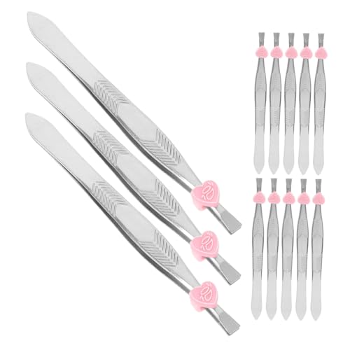 FOMIYES 24 Stück Teiliges Edelstahl Augenbrauen Pinzetten mit Pfeilmuster und Herzform Verschluss Multifunktional Rostfrei Präzise Haarentfernung für Damen und Herren Tragbar für Reise FOMIYES 24 Stück Teiliges Edelstahl Augenbrauen Pinzetten mit Pfeilmuster und Herzform Verschluss Multifunktional Rostfrei Präzise Haarentfernung für Damen und Herren Tragbar für Reise von FOMIYES