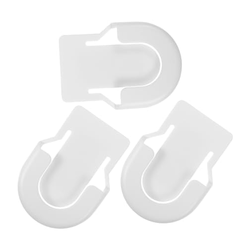 FOMIYES 3 Stück Halteclip aus Robustem Kunststoff Universeller Hüftgurt Clip für Ärzte und Medizinstudenten in Weiß von FOMIYES