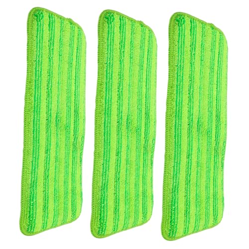 FOMIYES 3 Stück Mikrofaser Wischmop Ersatz Pads Wiederverwendbare Reinigungspads für Gründliche Bodenpflege Kompatibel mit Verschiedenen Wischmopp Modellen Grün FOMIYES 3 Stück Mikrofaser Wischmop Ersatz Pads Wiederverwendbare Reinigungspads für Gründliche Bodenpflege Kompatibel mit Verschiedenen Wischmopp Modellen Grün von FOMIYES