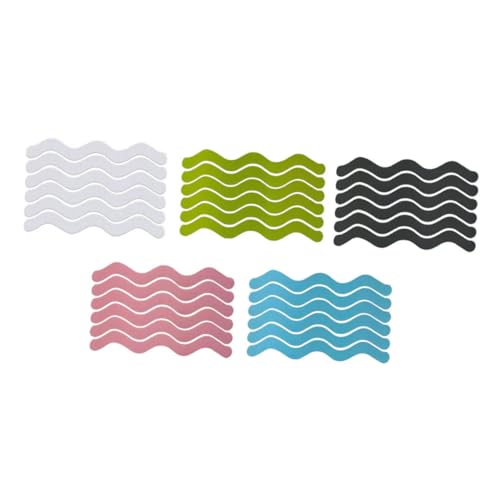 FOMIYES 30 Stück S Förmige Rutsch Aufkleber für Badewanne und Dusche Selbstklebende Farbenfrohe rutschfeste Patches in Blau Grün Weiß und Schwarz zur Vermeidung von Stürzen in Badezimmern FOMIYES 30 Stück S Förmige Rutsch Aufkleber für Badewanne und Dusche Selbstklebende Farbenfrohe rutschfeste Patches in Blau Grün Weiß und Schwarz zur Vermeidung von Stürzen in Badezimmern von FOMIYES