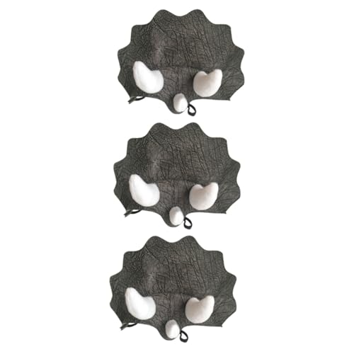 FOMIYES 3stücke Pet Triceratops Hut Für Hunde Verstellbare Dinosaurier Kopfbedeckung Für Kostüme Und Festivals Bequemes Material Für Haustiere Für Halloween Und Cosplay-Partys FOMIYES 3stücke Pet Triceratops Hut Für Hunde Verstellbare Dinosaurier Kopfbedeckung Für Kostüme Und Festivals Bequemes Material Für Haustiere Für Halloween Und Cosplay-Partys von FOMIYES