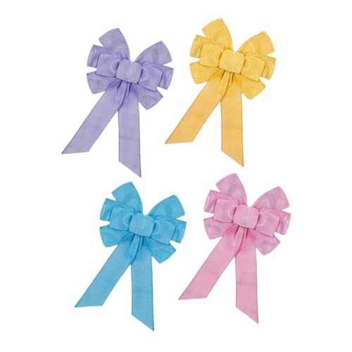 FOMIYES 4 Stück Dekorative Schleifen Frühlingsbandschleifen Große Osterkranzschleife Rosa Kranzschleifendekoration Große Bandschleifen Osterbandschleifen Bunte Frühlingsschleifen FOMIYES 4 Stück Dekorative Schleifen Frühlingsbandschleifen Große Osterkranzschleife Rosa Kranzschleifendekoration Große Bandschleifen Osterbandschleifen Bunte Frühlingsschleifen von FOMIYES