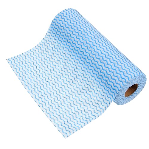 FOMIYES 50 Stück Küchen Geschirrtücher Reinigungstücher Set Hochwertige Dicke Spüllappen für Geschirr Töpfe und Oberflächen Blau von FOMIYES