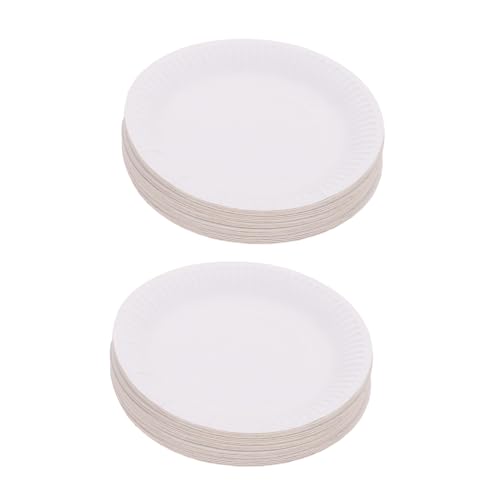 FOMIYES 50 Stück Pappteller Weiß Malpapier für DIY Handzeichnung Glatte Oberfläche Formstabil Vielseitig als Bastel und Servierteller Geeignet FOMIYES 50 Stück Pappteller Weiß Malpapier für DIY Handzeichnung Glatte Oberfläche Formstabil Vielseitig als Bastel und Servierteller Geeignet von FOMIYES