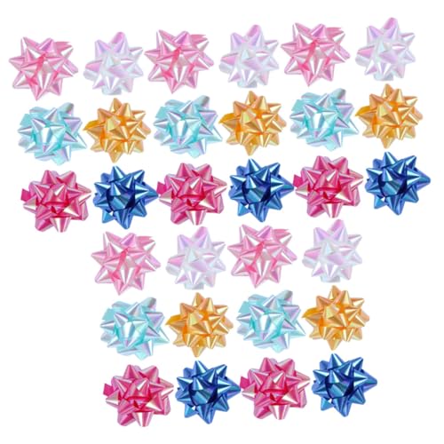 FOMIYES 50 Stück Teiliges Geschenkbox Schleifen Bunte Pull Bows mit Klebestreifen Lebensechte Blumenornamente für Hochzeit Party und Festliche Geschenkverpackung FOMIYES 50 Stück Teiliges Geschenkbox Schleifen Bunte Pull Bows mit Klebestreifen Lebensechte Blumenornamente für Hochzeit Party und Festliche Geschenkverpackung von FOMIYES