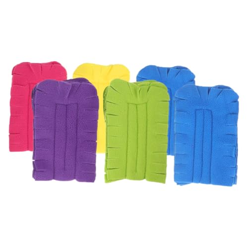 FOMIYES 6 Stück Ersatz-Staubwedel zur Staubentfernung Staubwedelpads nachfüllen Staubwedel-Ersatz Wiederverwendbare Staubtücher Ersatzkopf für die Kaminbürste Staubwedel-Pads Polarfleece von FOMIYES