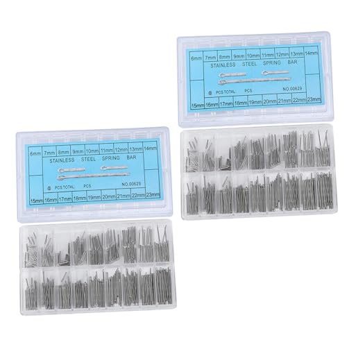 FOMIYES 720 Stück Teiliges Cotter Pin Sortiment aus Edelstahl Uhrenarmband Splinte für Armbandreparatur Reibungsstifte und Federsteg Ersatzteile Uhrenarmband Reparaturset für Uhrmacher und FOMIYES 720 Stück Teiliges Cotter Pin Sortiment aus Edelstahl Uhrenarmband Splinte für Armbandreparatur Reibungsstifte und Federsteg Ersatzteile Uhrenarmband Reparaturset für Uhrmacher und von FOMIYES