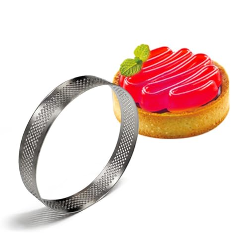 FOMIYES Ausstechform aus Edelstahl, 15 cm, Gebäckring, Mousse-Ring, Kreis, Pfannkuchen, englischer Muffinring für Teig, Donuts, Brot, Kuchen, Fondant und Kekse FOMIYES Ausstechform aus Edelstahl, 15 cm, Gebäckring, Mousse-Ring, Kreis, Pfannkuchen, englischer Muffinring für Teig, Donuts, Brot, Kuchen, Fondant und Kekse von FOMIYES