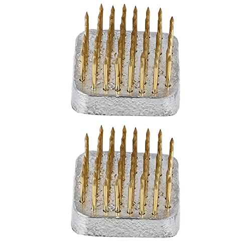 FOMIYES Blumenstift Blumenbasis 2Pcs Kenzan Frosch en Ikebana Arranger Nadelkissen Stehen Halter Blumen Festen Basis für Anordnung Anlage Fixierung Runder Pflanzer Blumenhalter von FOMIYES