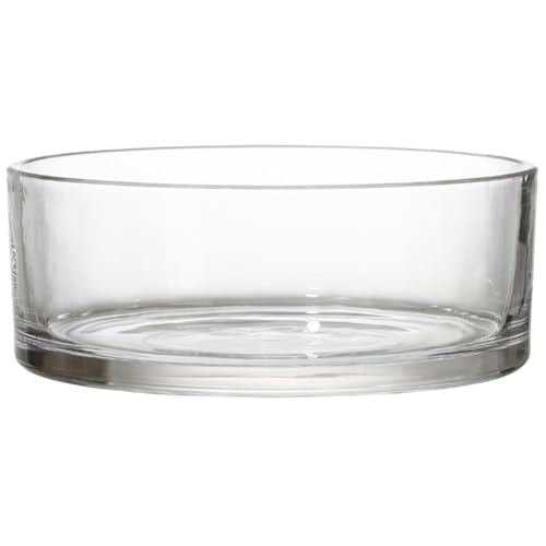 FOMIYES Breite Zylinder Glasvase Schale Klar Blumenvase Glas Hydrokultur-Pflanzgefäß Große Terrarium Pflanzgefäß Vase Glas Fischschalen Tafelaufsätze Vase für Hydrokulturpflanzen S von FOMIYES