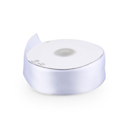FOMIYES Breites Weißes Solid Grosgrain Geschenkband aus Hochdichtem Polyester Strapazierfähiges Geschenkverpackungsband für Basteln Dekoration Haarschleifen und Festliche Anlässe FOMIYES Breites Weißes Solid Grosgrain Geschenkband aus Hochdichtem Polyester Strapazierfähiges Geschenkverpackungsband für Basteln Dekoration Haarschleifen und Festliche Anlässe von FOMIYES