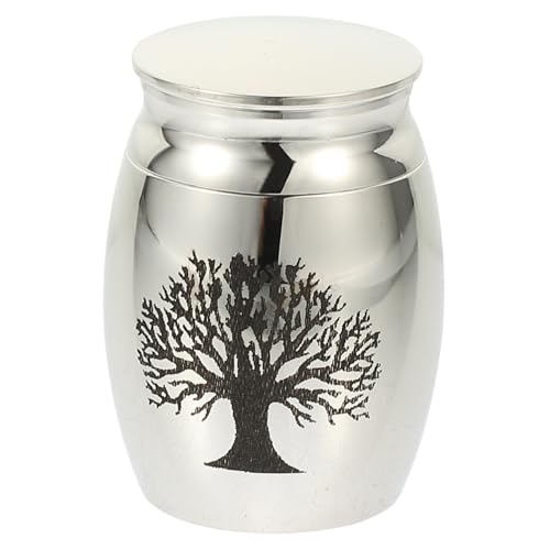 FOMIYES Edelstahl Tierurne für Hundeasche Stabile Langlebige Aschekapsel mit Elegantem Glattem Design Kleine Urne für Haustierkremation Stilvoller Andenkenbehälter für Haustierasche FOMIYES Edelstahl Tierurne für Hundeasche Stabile Langlebige Aschekapsel mit Elegantem Glattem Design Kleine Urne für Haustierkremation Stilvoller Andenkenbehälter für Haustierasche von FOMIYES